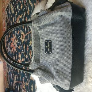 Kate Spade Southport Ave Stevie tweed handbag